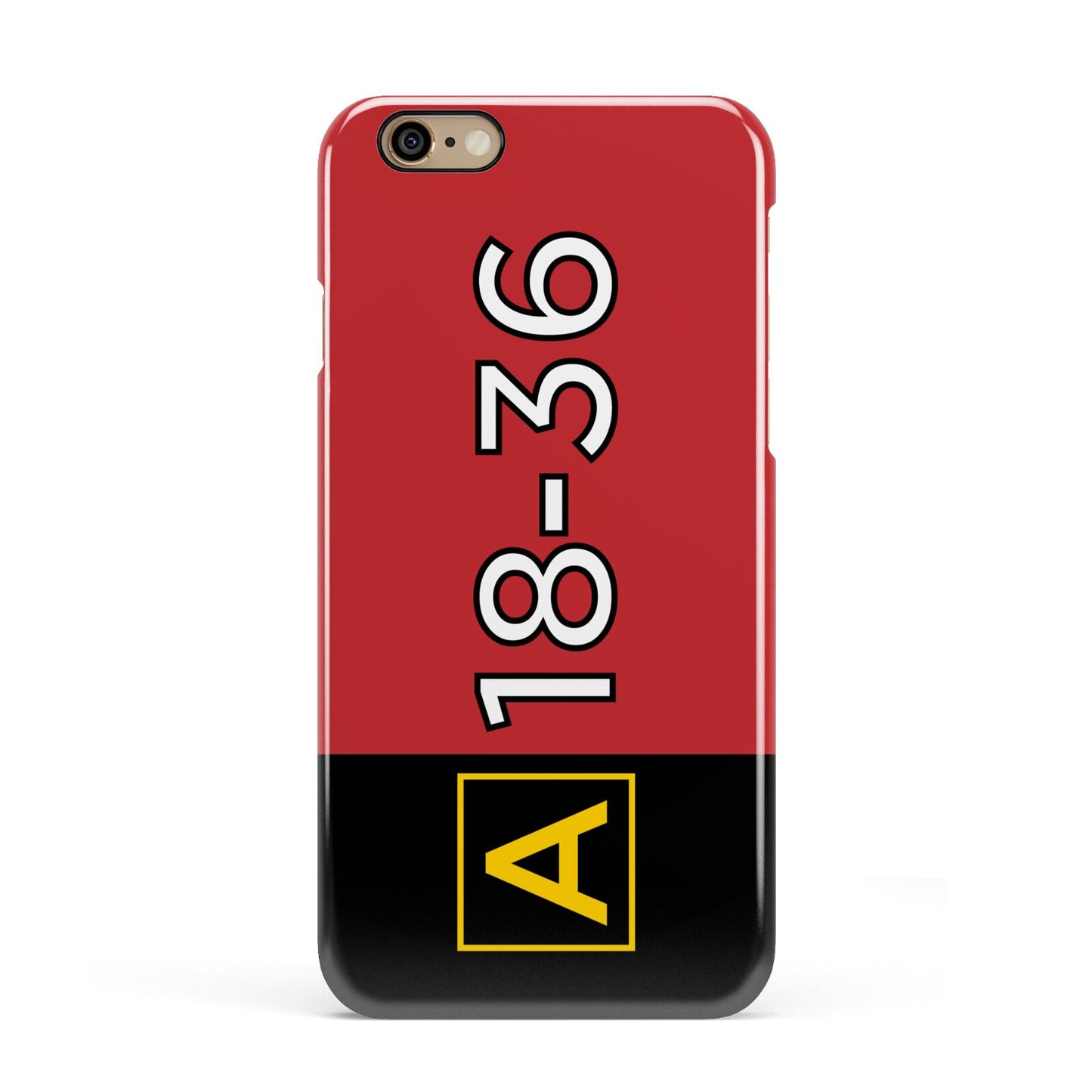 Personalised Runway Holding Position Apple iPhone 6 3D Snap Case
