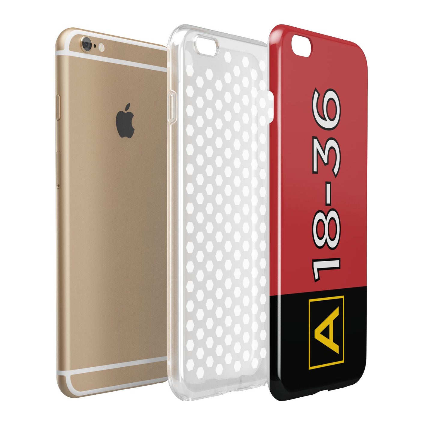 Personalised Runway Holding Position Apple iPhone 6 Plus 3D Tough Case Expand Detail Image