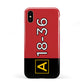 Personalised Runway Holding Position Apple iPhone XS 3D Tough
