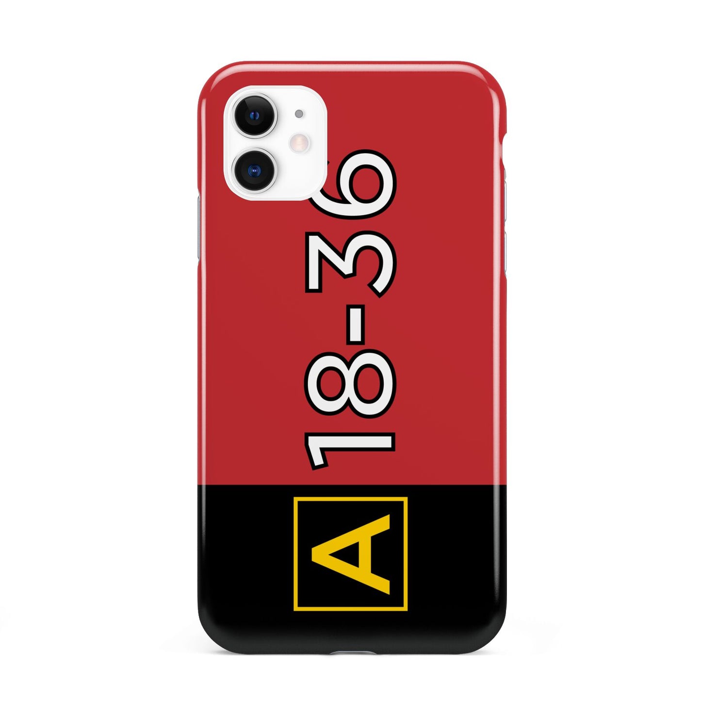 Personalised Runway Holding Position iPhone 11 3D Tough Case