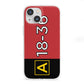 Personalised Runway Holding Position iPhone 13 Mini Clear Bumper Case