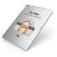 Personalised School Teacher Apple iPad Case on Silver iPad Side View