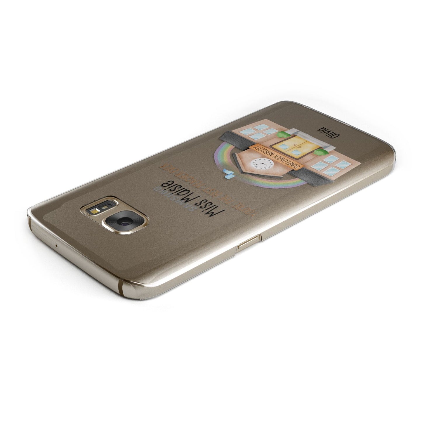 Personalised School Teacher Samsung Galaxy Case Top Cutout