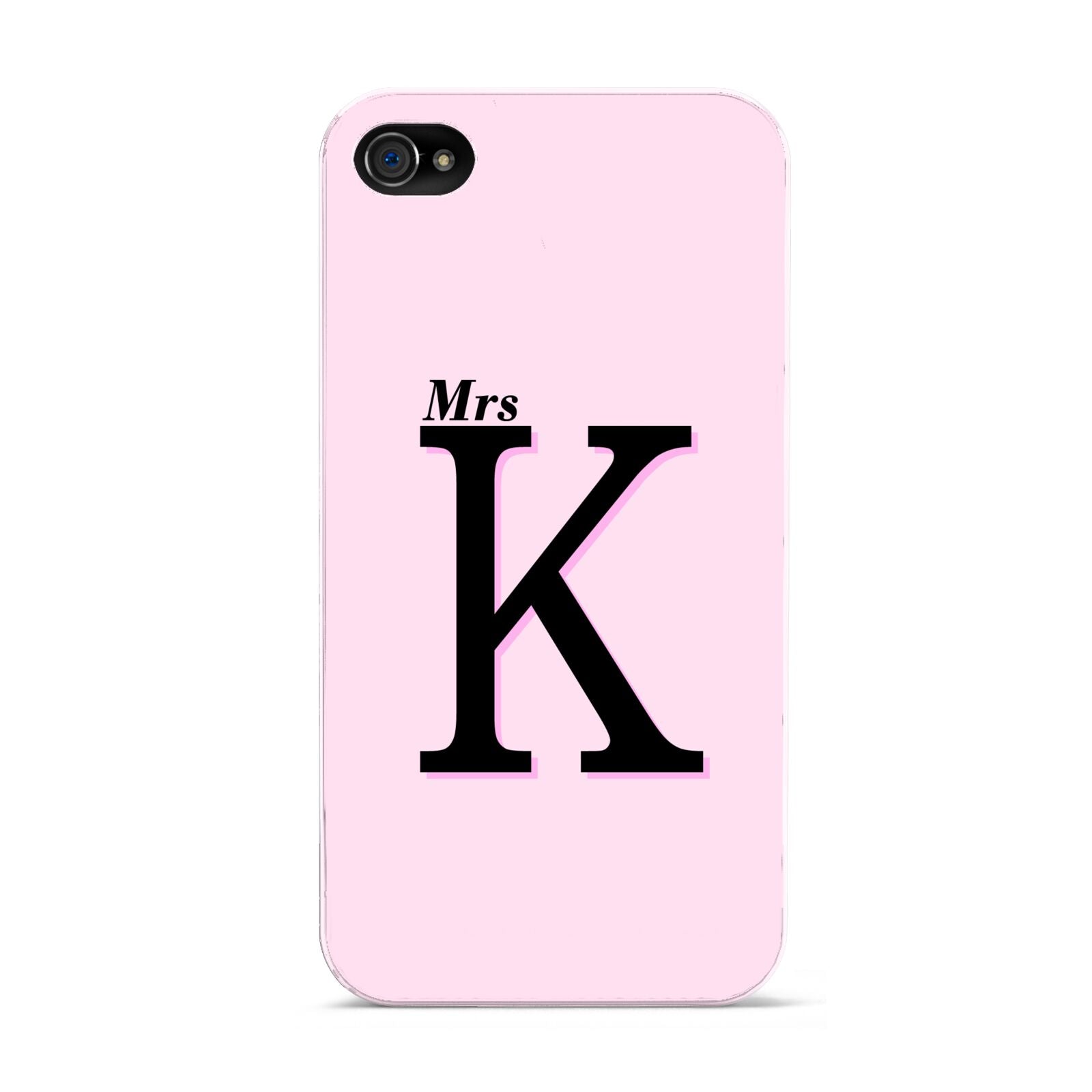 Personalised Single Initial Apple iPhone 4s Case