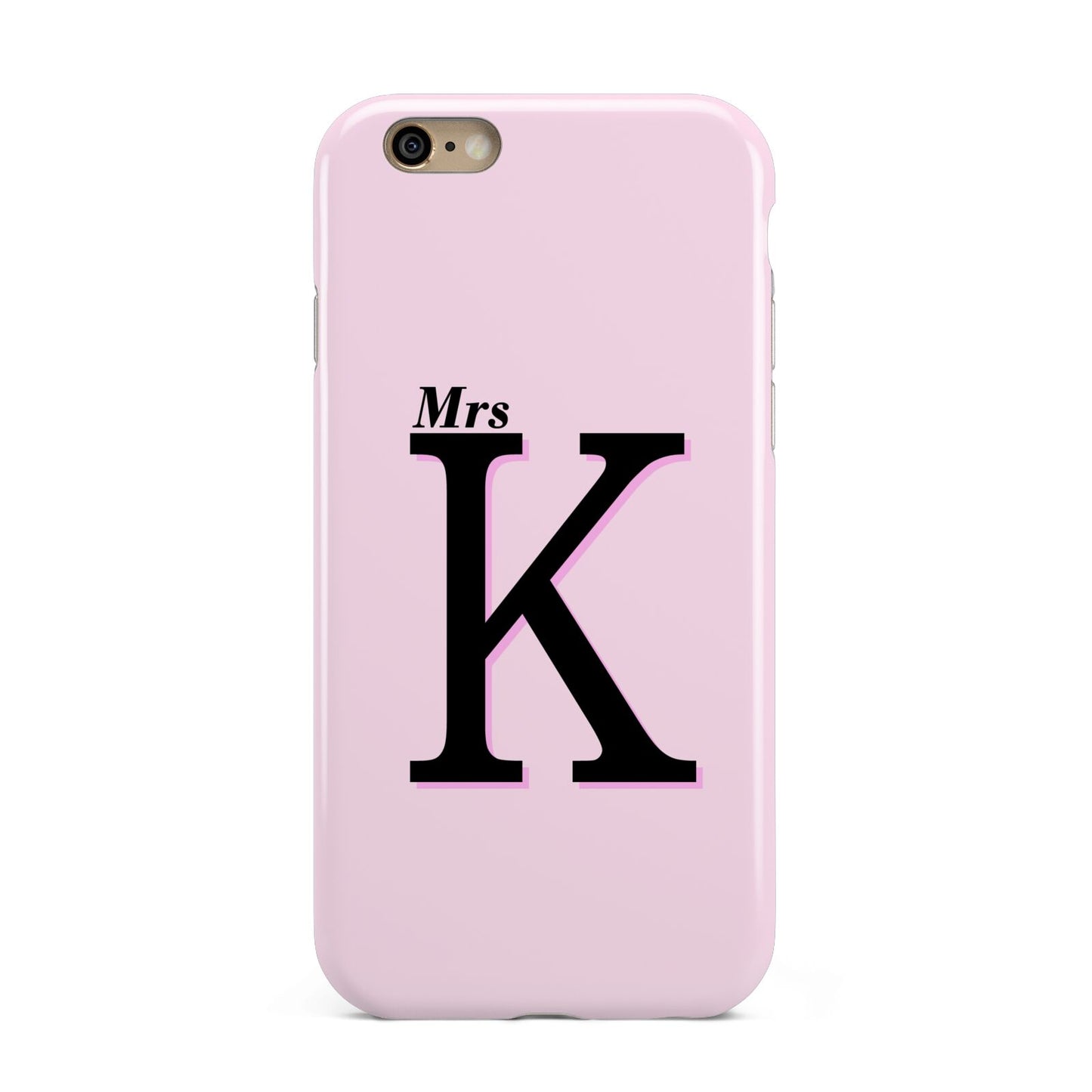 Personalised Single Initial Apple iPhone 6 3D Tough Case