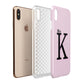 Personalised Single Initial Apple iPhone Xs Max 3D Tough Case Expanded View