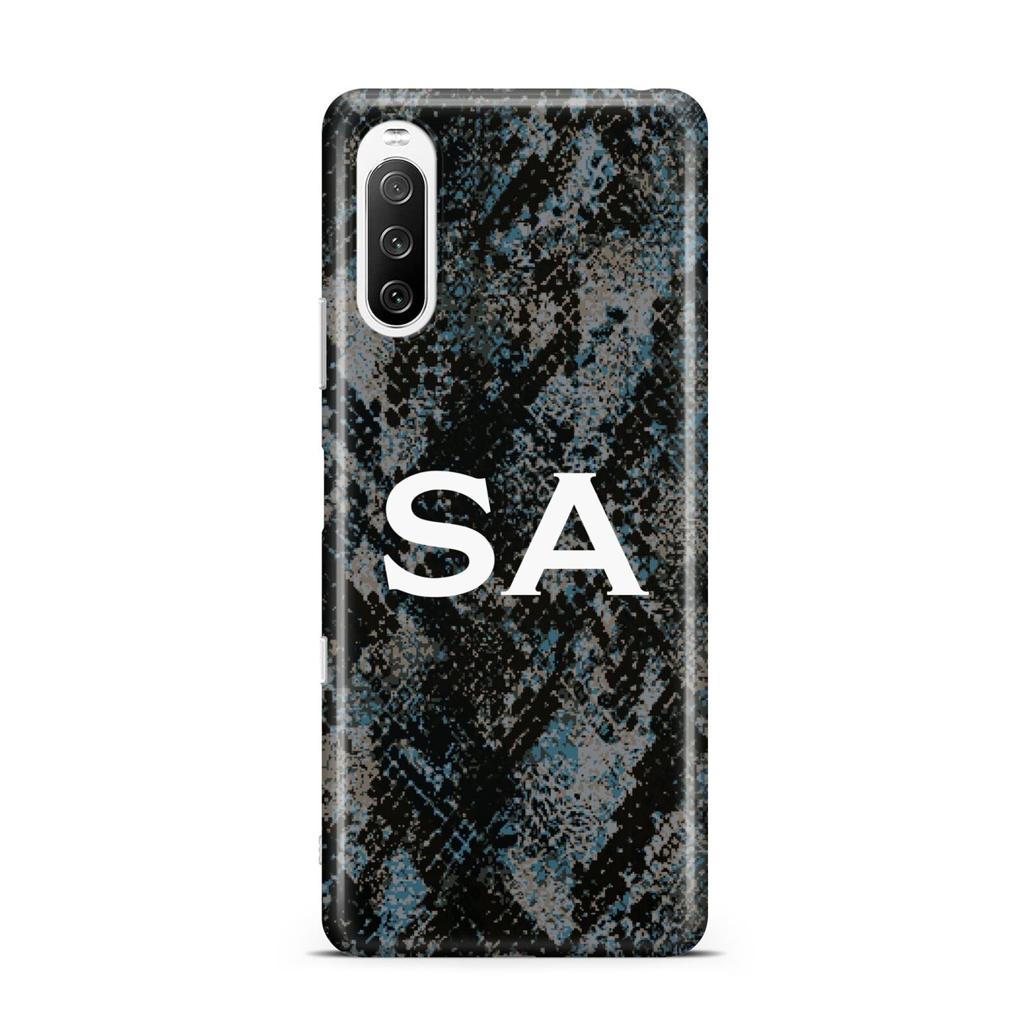 Personalised Snakeskin Effect Sony Xperia 10 III Case