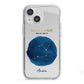 Personalised Star Sign iPhone 13 Mini TPU Impact Case with White Edges