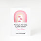 Personalised Teacher Thanks A5 Greetings Card