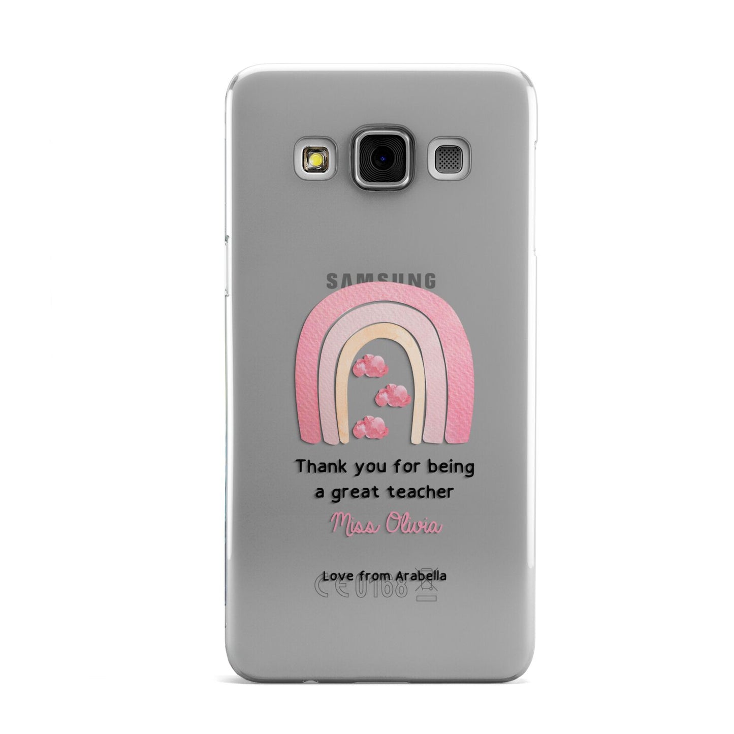 Personalised Teacher Thanks Samsung Galaxy A3 Case