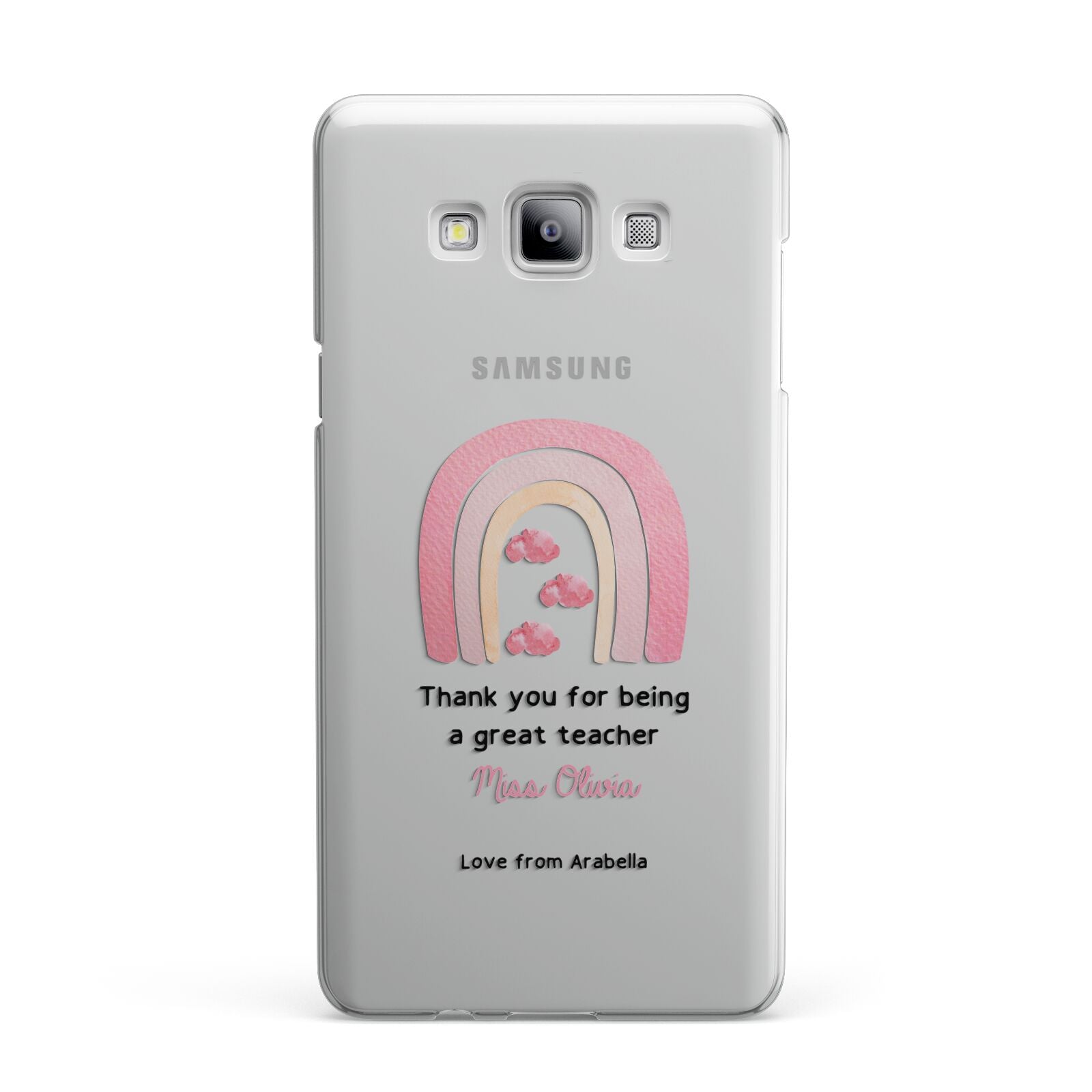 Personalised Teacher Thanks Samsung Galaxy A7 2015 Case