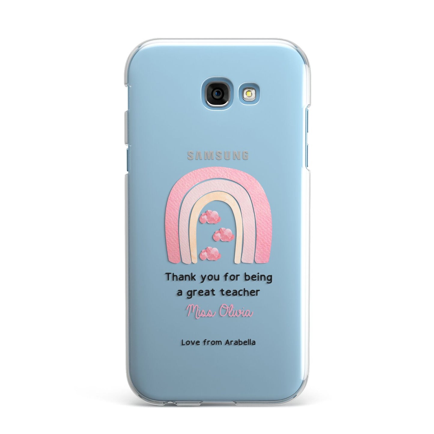 Personalised Teacher Thanks Samsung Galaxy A7 2017 Case