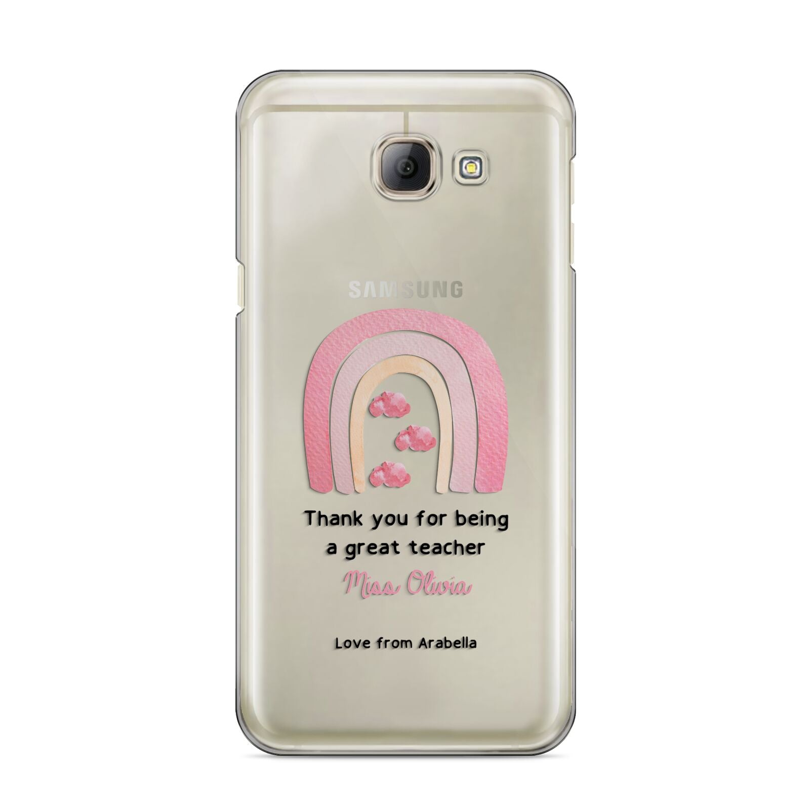 Personalised Teacher Thanks Samsung Galaxy A8 2016 Case