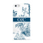 Personalised Tropical Toile Apple iPhone 5 Case
