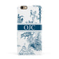 Personalised Tropical Toile Apple iPhone 6 3D Snap Case