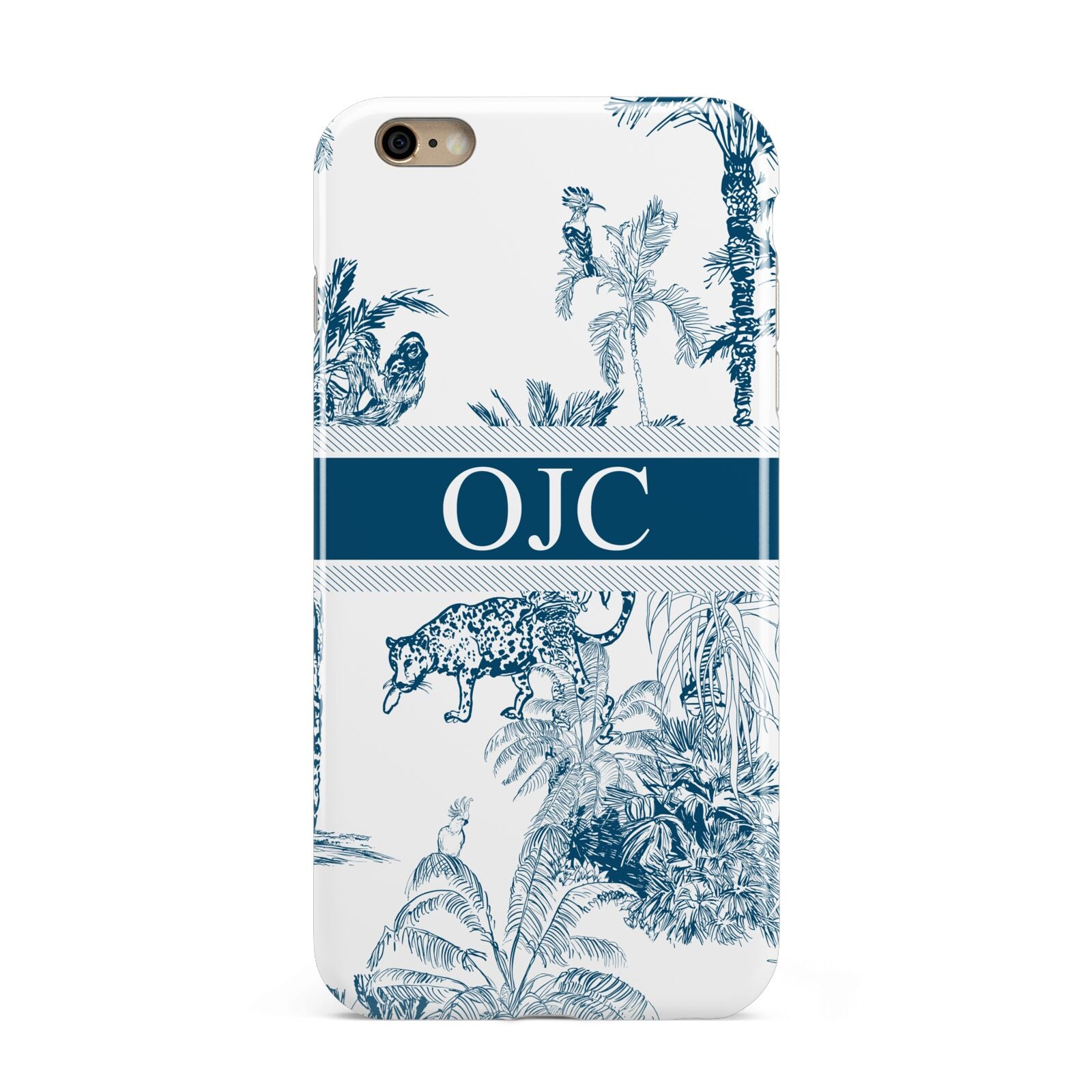 Personalised Tropical Toile Apple iPhone 6 Plus 3D Tough Case