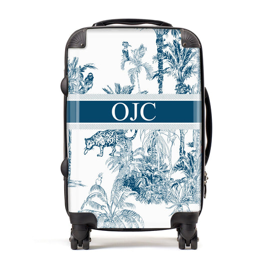 Personalised Tropical Toile Suitcase
