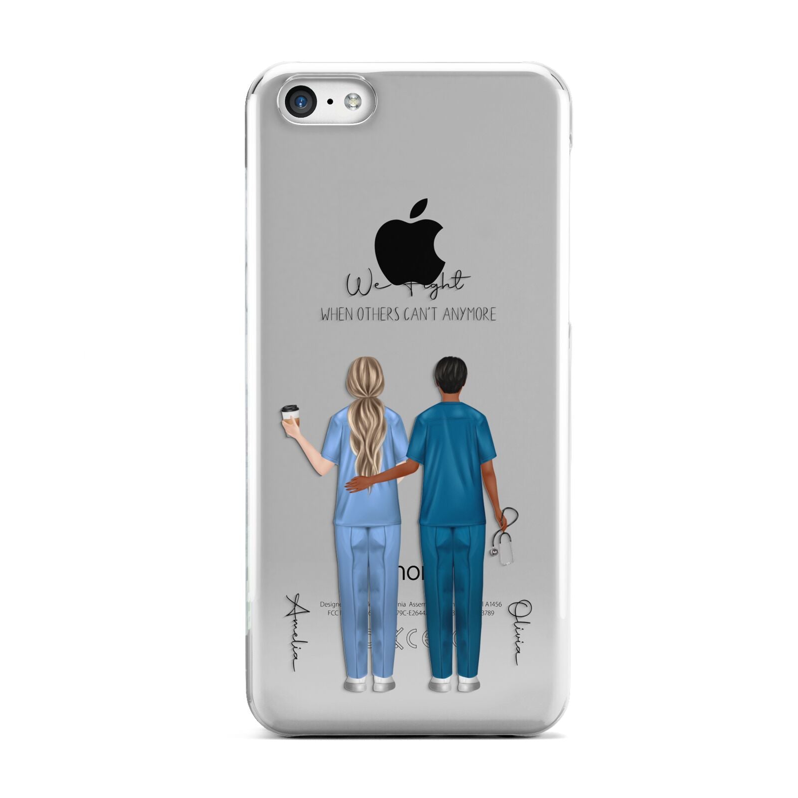 Personalised Two Nurses Apple iPhone 5c Case