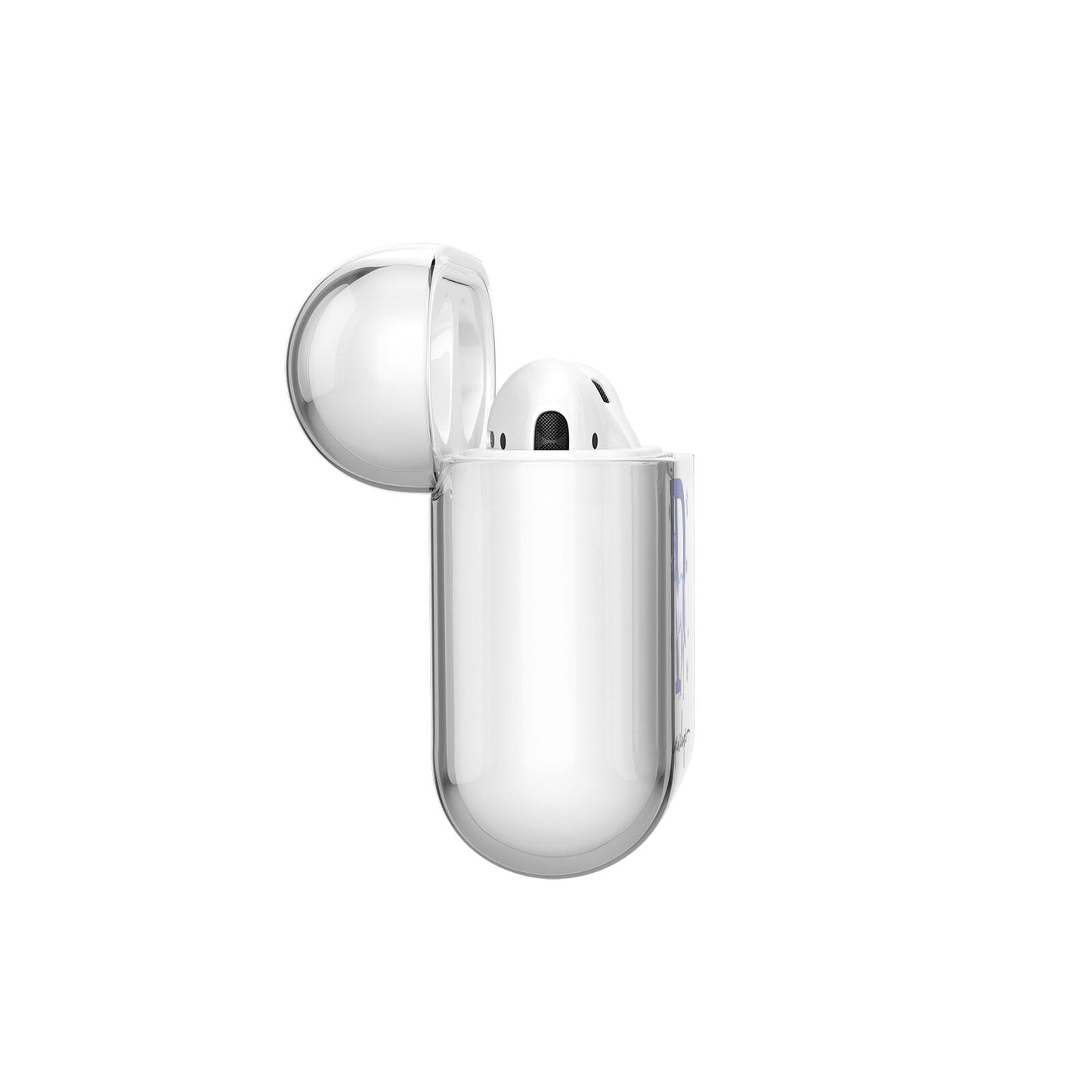 Personalised Unicorn Initial AirPods Case Side Angle
