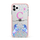 Personalised Unicorn iPhone 11 Pro Max Impact Pink Edge Case