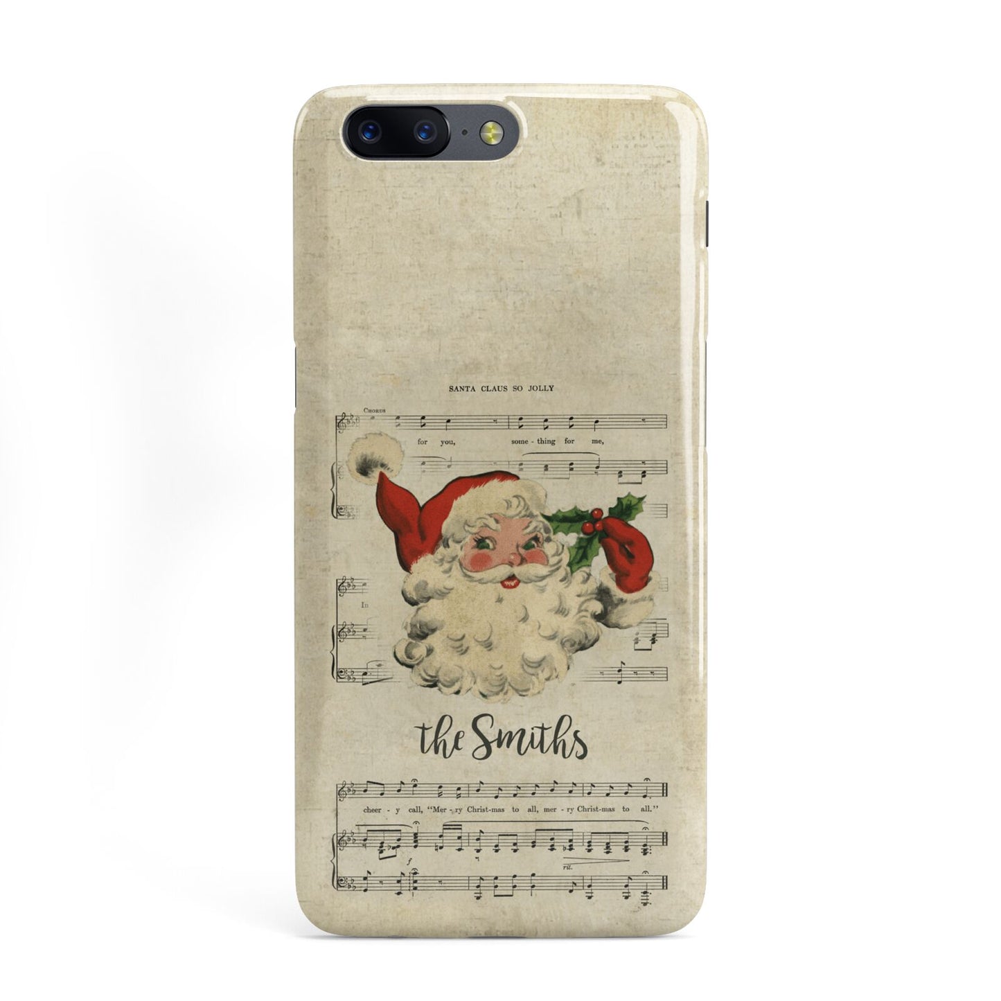 Personalised Vintage Christmas OnePlus Case