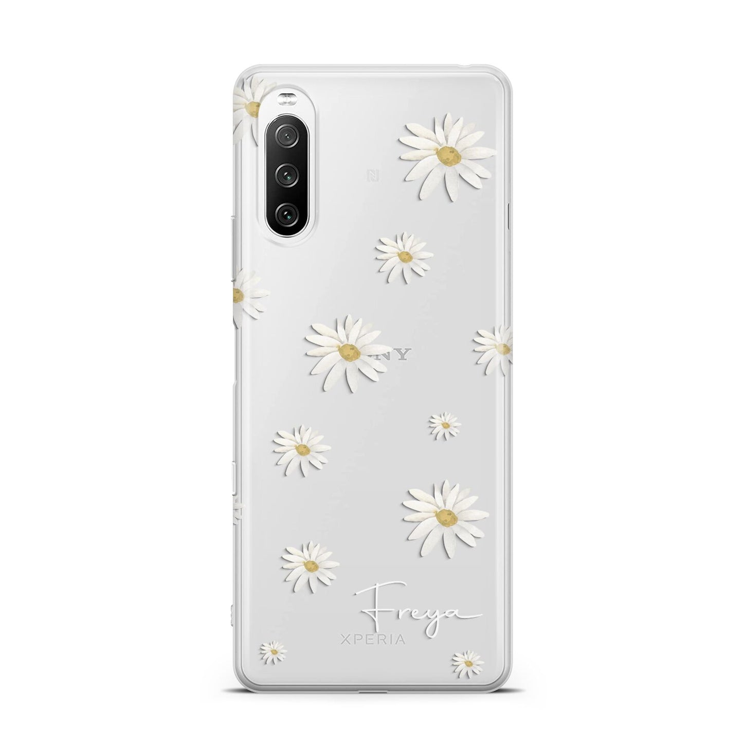 Personalised Vintage Daisy Sony Xperia 10 III Case
