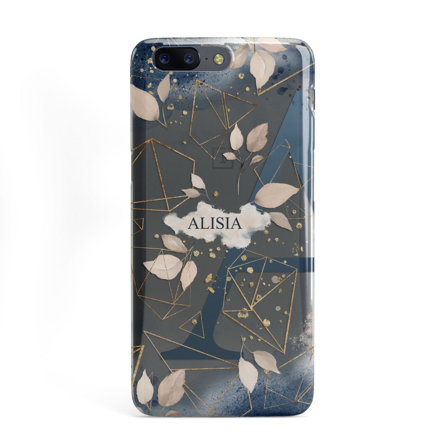 Personalised Watercolour Geometric OnePlus Case