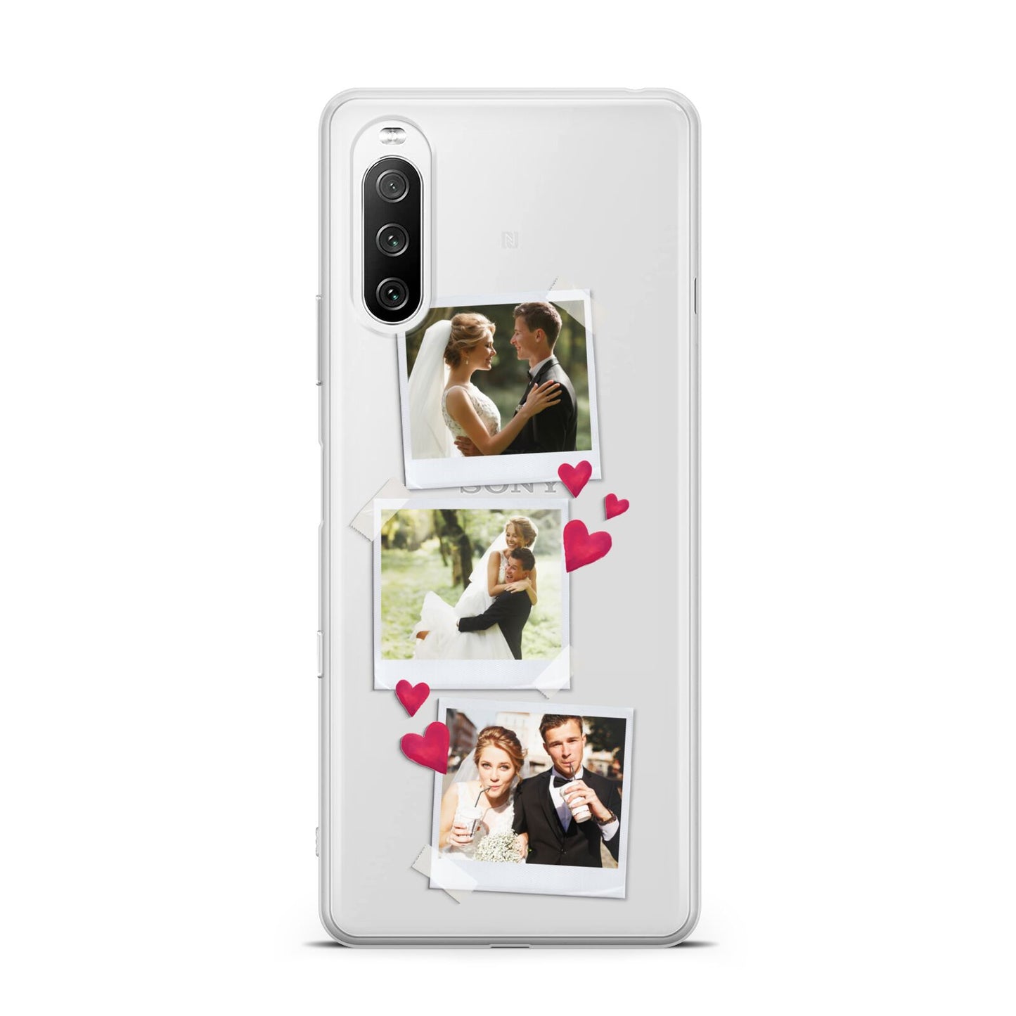 Personalised Wedding Photo Montage Sony Xperia 10 III Case