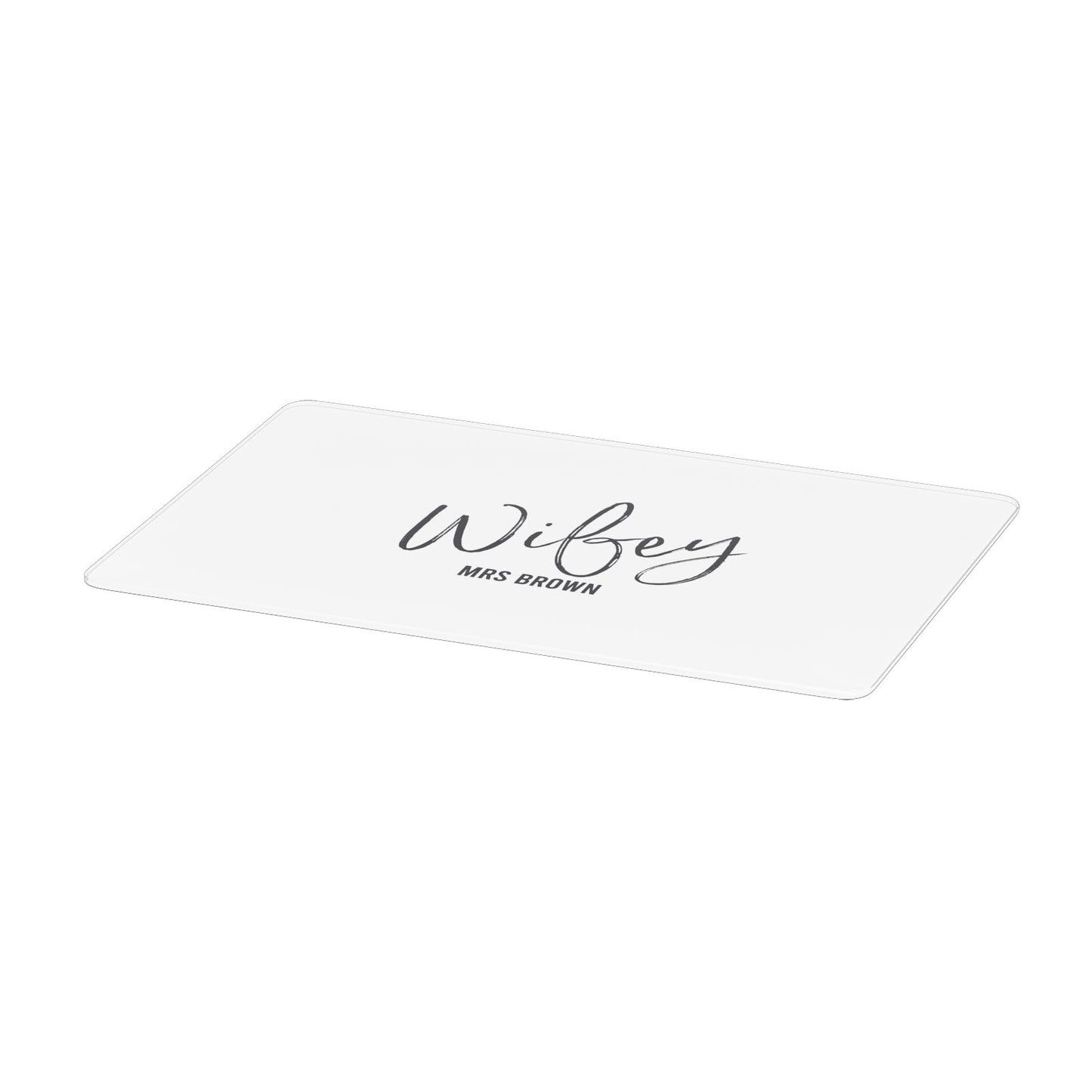 Personalised Wifey White Apple MacBook Case Only