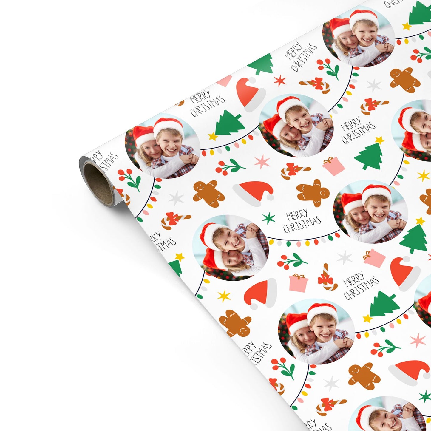 Photo Christmas Fun Personalised Gift Wrap