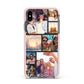 Photo Collage Apple iPhone Xs Max Impact Case Pink Edge on Black Phone