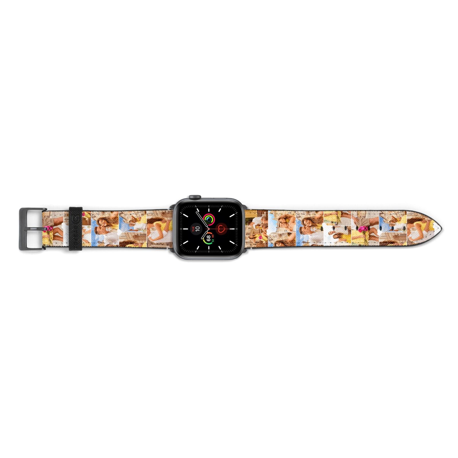 Photo Collage Heart Apple Watch Strap Landscape Image Space Grey Hardware