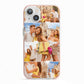 Photo Collage Heart iPhone 13 TPU Impact Case with Pink Edges