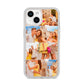 Photo Collage Heart iPhone 14 Clear Tough Case Starlight