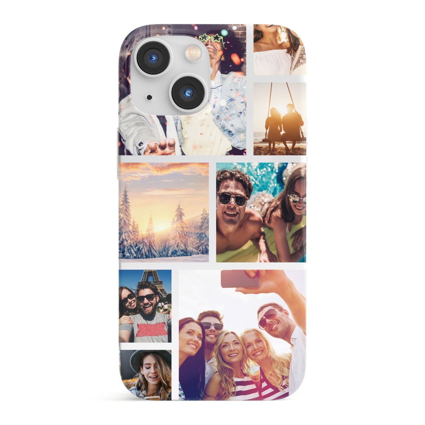 Photo Collage iPhone 13 Mini Full Wrap 3D Snap Case