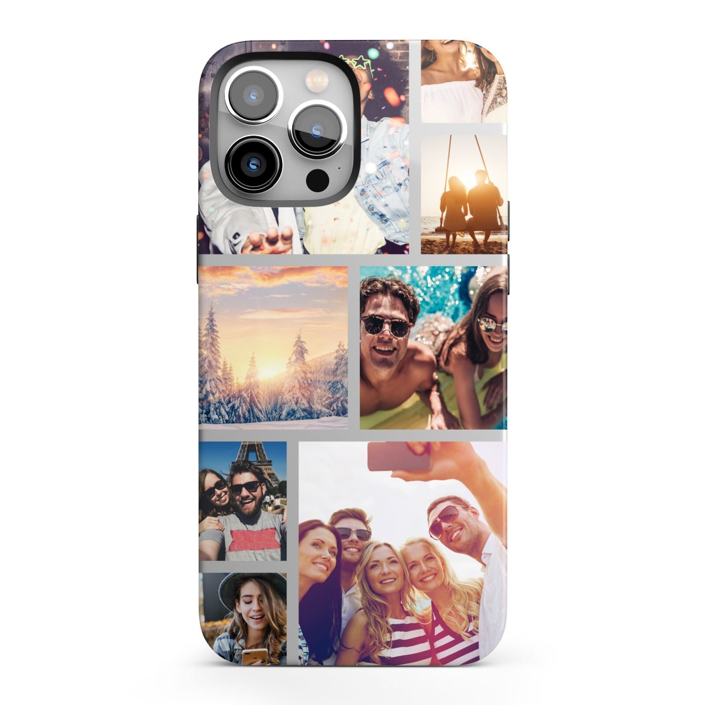 Photo Collage iPhone 13 Pro Max Full Wrap 3D Tough Case