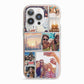 Photo Collage iPhone 13 Pro TPU Impact Case with Pink Edges