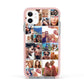 Photo Grid Apple iPhone 11 in White with Pink Impact Case