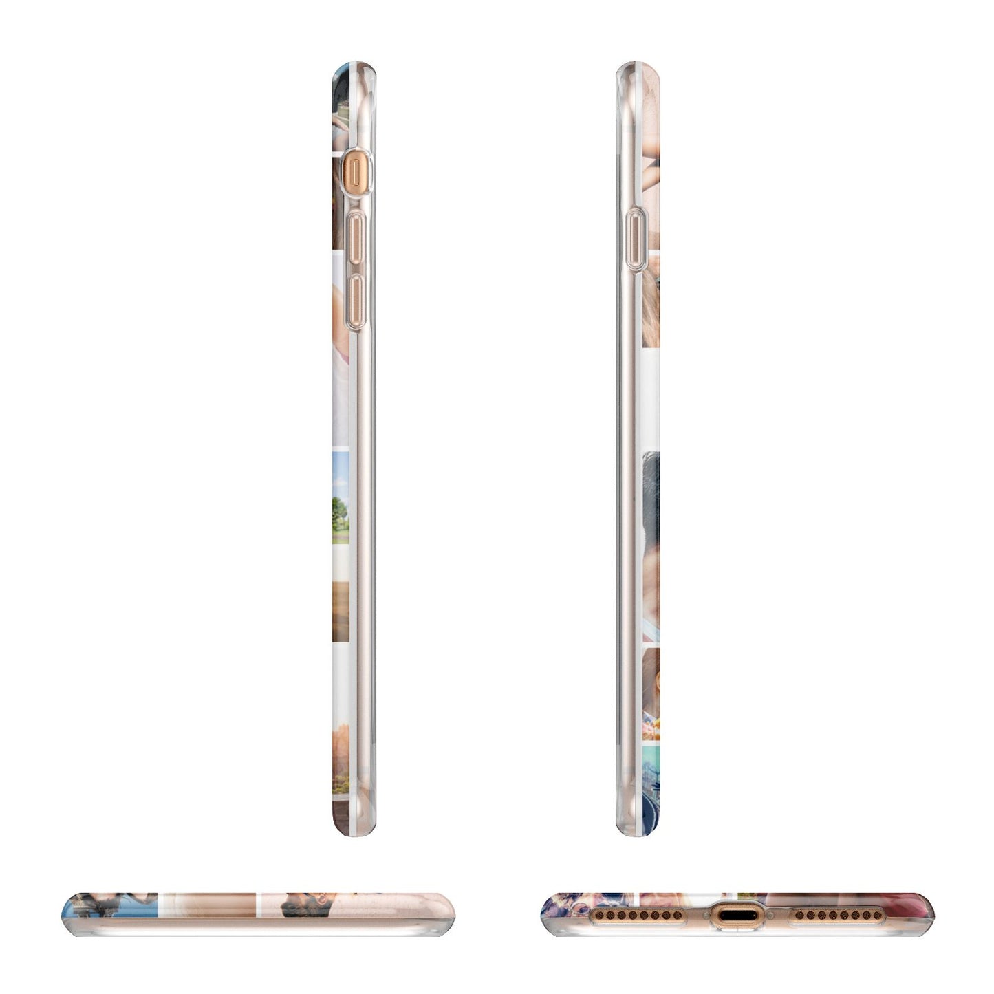 Photo Grid Apple iPhone 7 8 Plus 3D Wrap Tough Case Alternative Image Angles