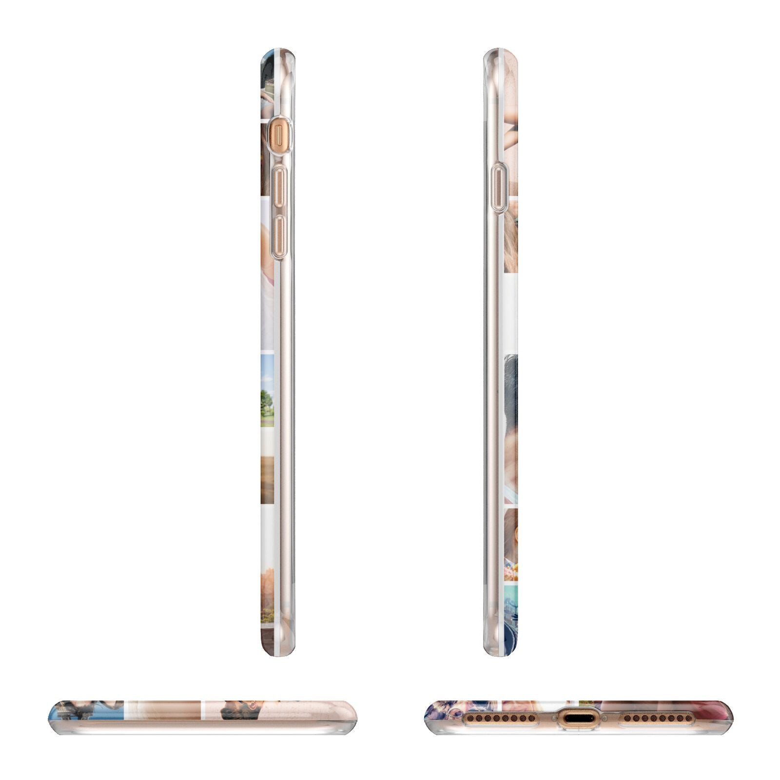 Photo Grid Apple iPhone 7 8 Plus 3D Wrap Tough Case Alternative Image Angles