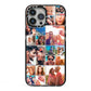 Photo Grid iPhone 13 Pro Max Black Impact Case on Silver phone