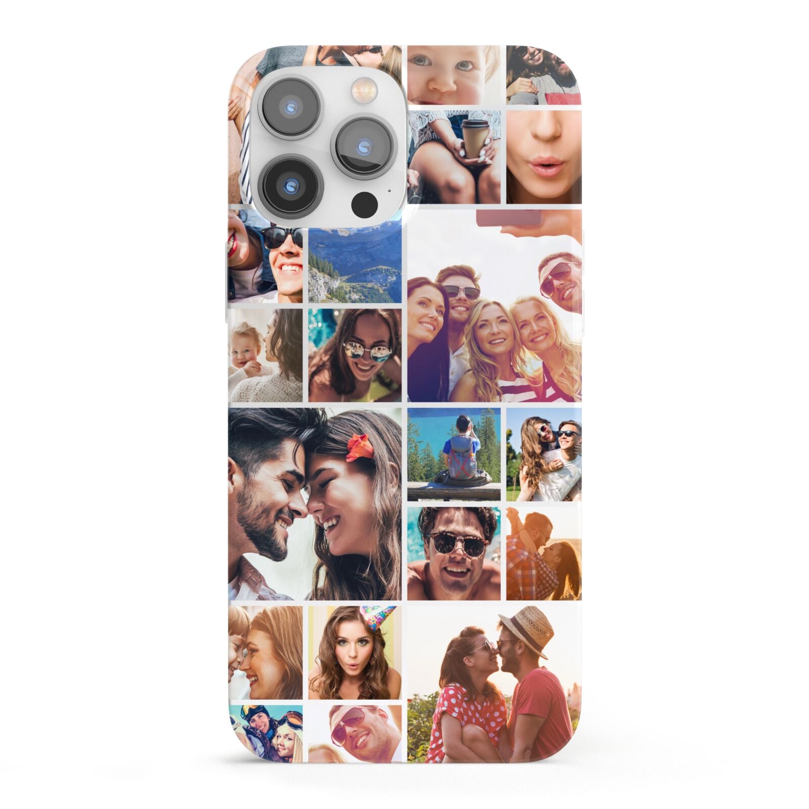 Photo Grid iPhone 13 Pro Max Full Wrap 3D Snap Case