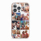 Photo Grid iPhone 13 Pro TPU Impact Case with Pink Edges