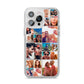 Photo Grid iPhone 14 Pro Max Clear Tough Case Silver