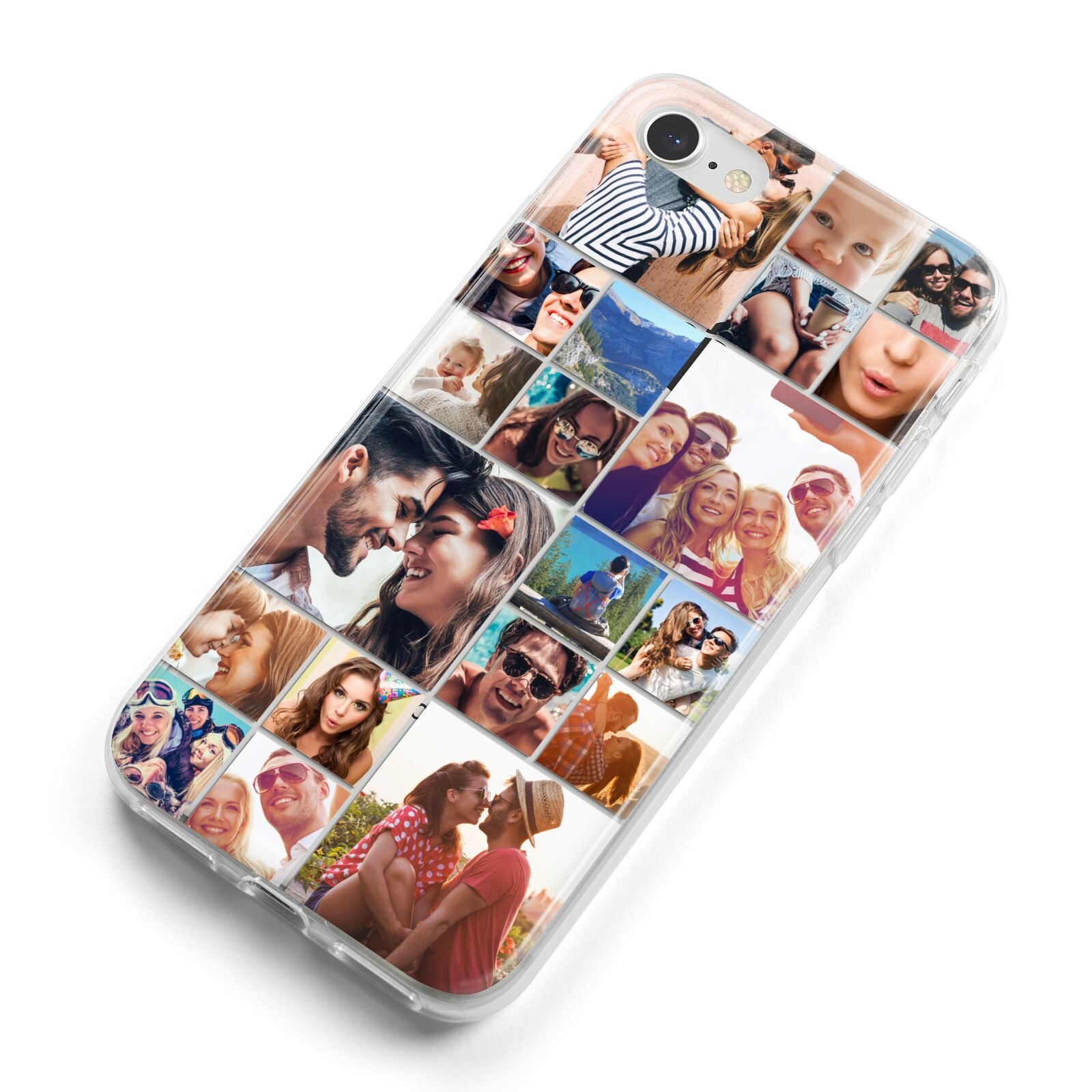 Photo Grid iPhone 8 Bumper Case on Silver iPhone Alternative Image