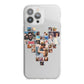 Photo Heart Collage iPhone 13 Pro Max TPU Impact Case with White Edges