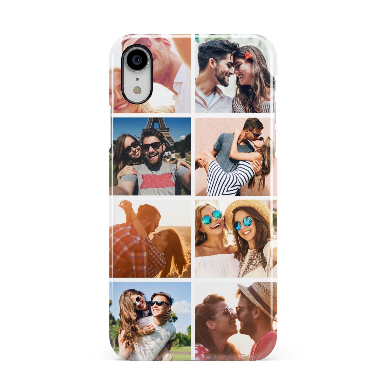 Photo Montage Upload Apple iPhone XR White 3D Snap Case