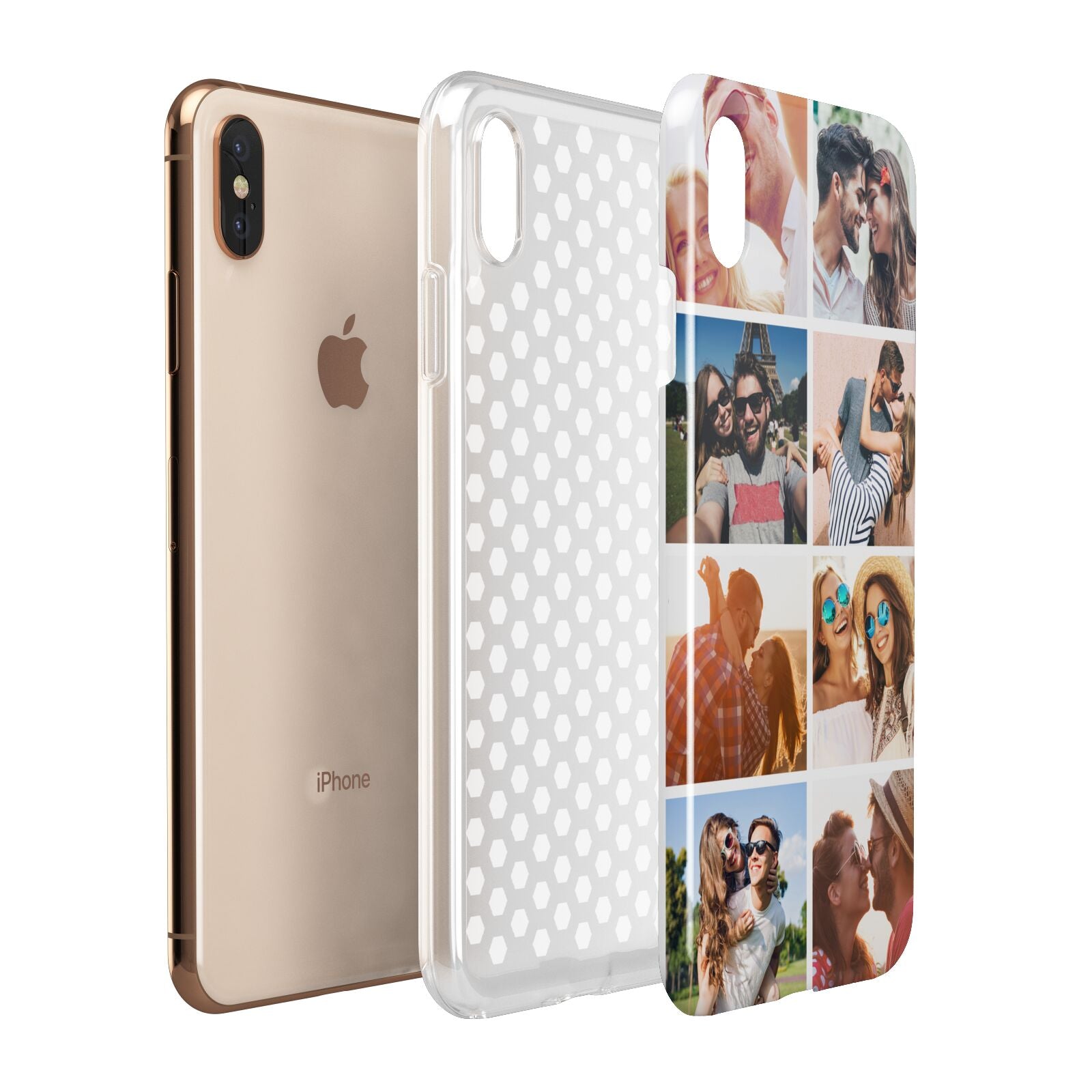 Photo Montage Upload Apple iPhone Xs Max 3D Tough Case Expanded View