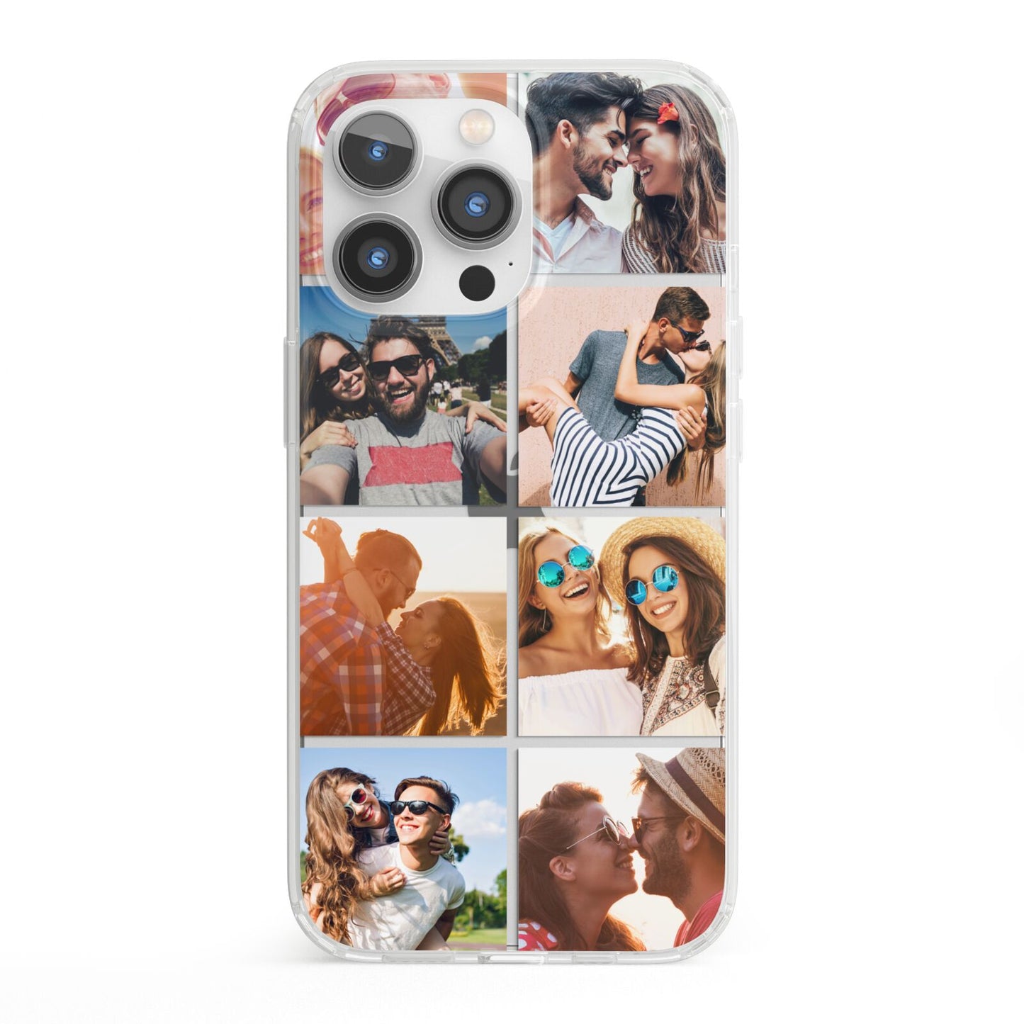 Photo Montage Upload iPhone 13 Pro Clear Bumper Case