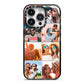 Photo Montage Upload iPhone 14 Pro Black Impact Case on Silver phone